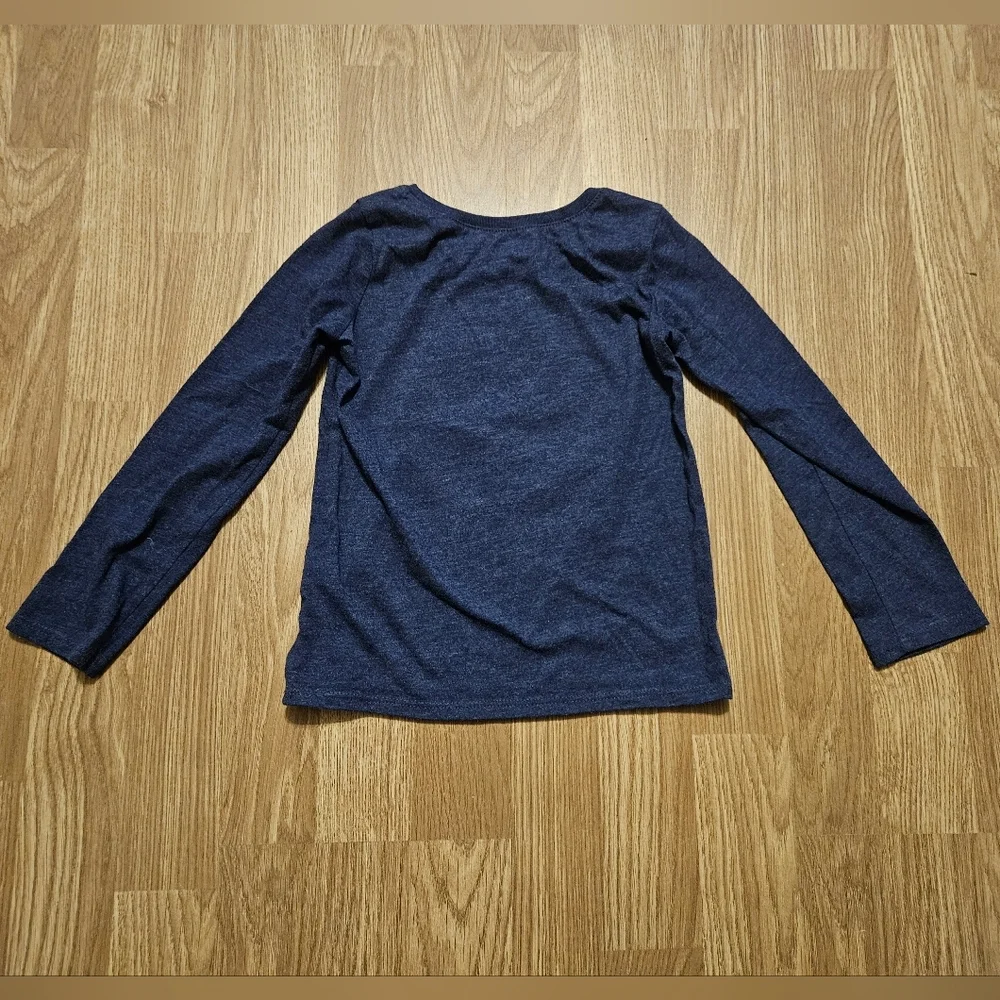 The Children's Place Black Unicorn Long Sleeve Tee